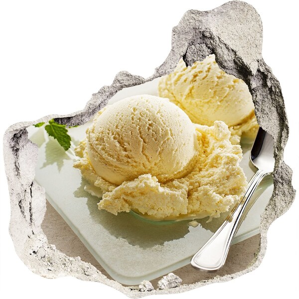 Sticker trou dans le mur Paradis de glace