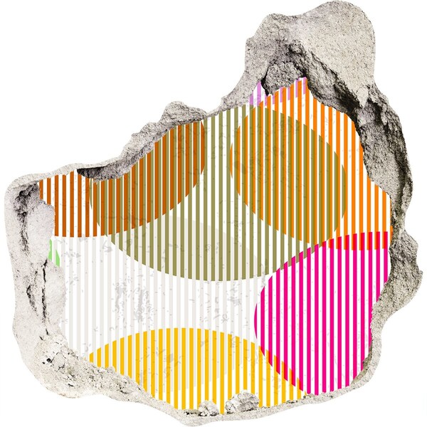 Sticker mural effet trou Trou abstrait dans le mur