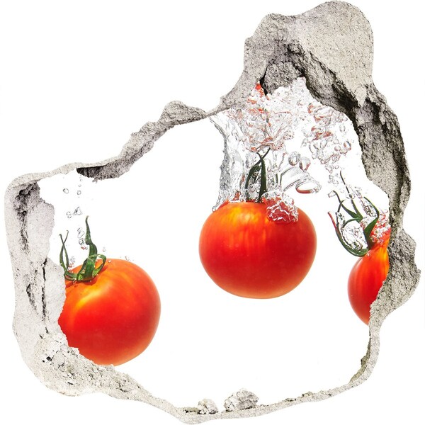 Autocollant mural trou Tomates juteuses dans l'eau