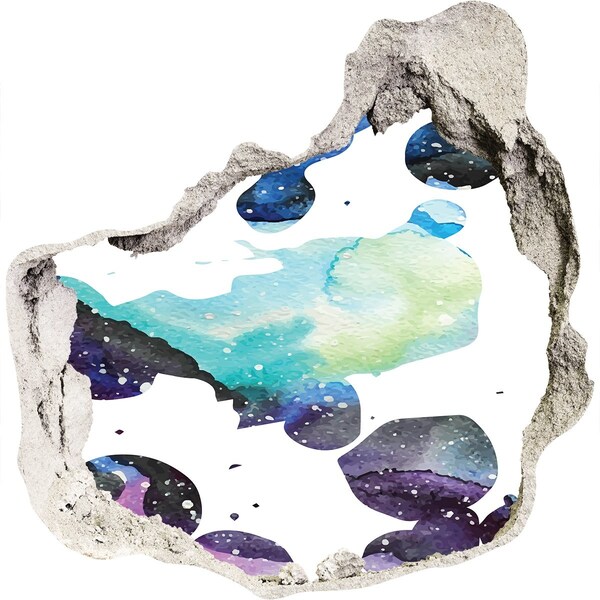 Sticker trou dans le mur Trou d'espace dans le mur