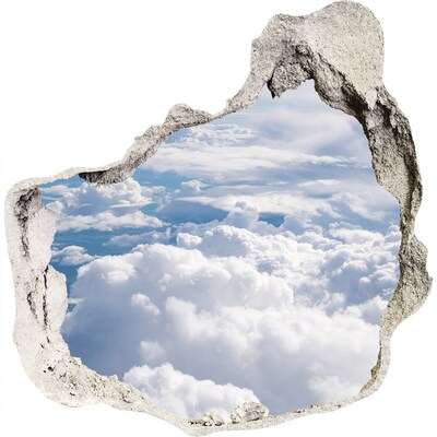 Sticker mural effet trou Des nuages ​​dans le ciel