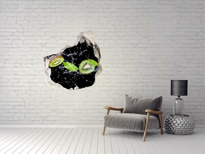 Sticker trou dans le mur Cascade de kiwis