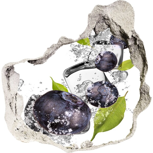 Sticker trou dans le mur Cascade de glace fruitée