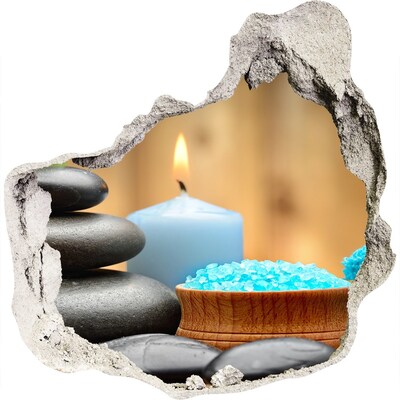 Autocollant à effet 3d trou Coin spa relaxant