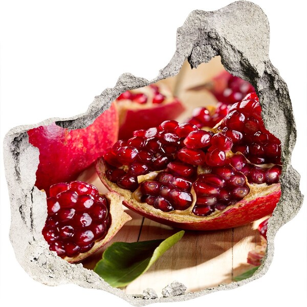 Autocollant mural trou Grenade dans un trou dans le mur