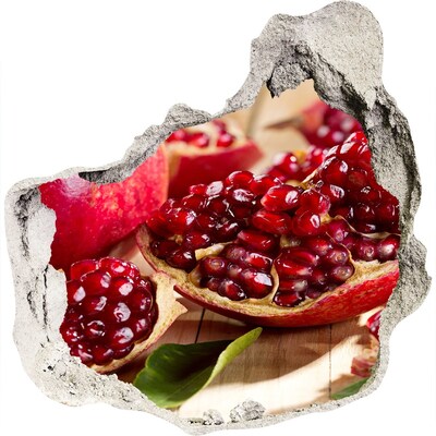 Autocollant mural trou Grenade dans un trou dans le mur