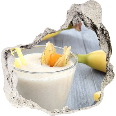 Sticker mural effet trou Cocktail de fruits Hole in the Wall