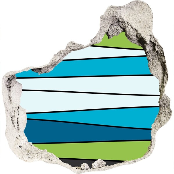 Sticker mural effet trou Intérieur abstrait du mur