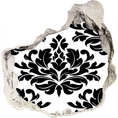 Sticker trou dans le mur Motif de style baroque
