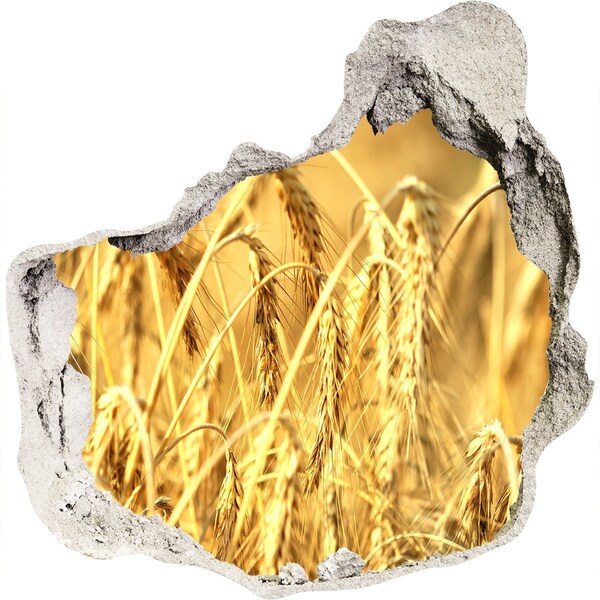 Sticker mural effet trou Des grains dorés au soleil