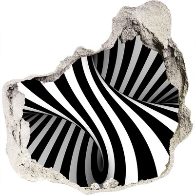 Sticker mural effet trou Illusion d'optique dans le mur