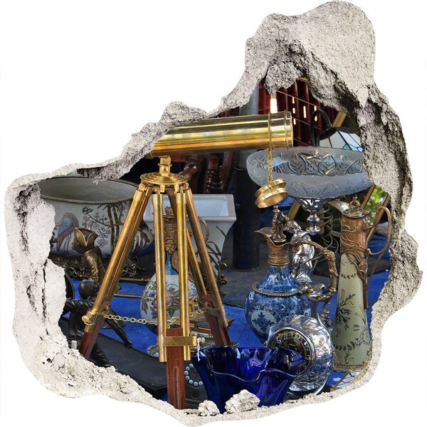 Sticker mural effet trou Antiquités dans une boutique mystérieuse