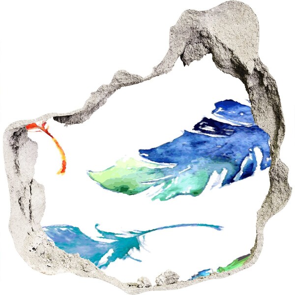 Autocollant à effet 3d trou Océan tropical