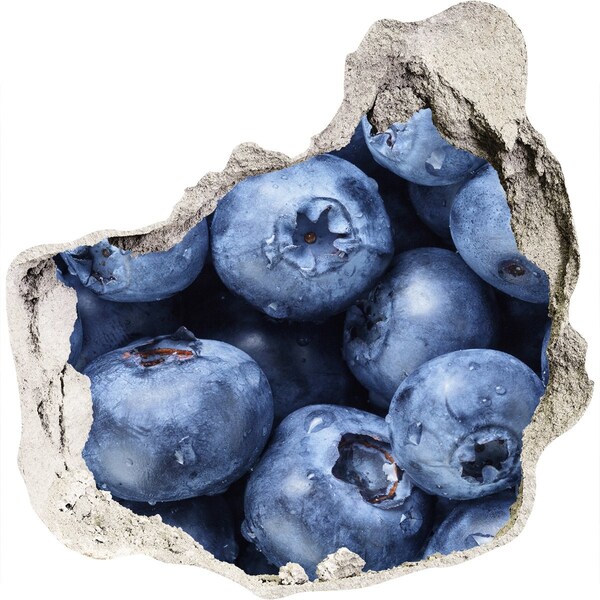 Autocollant mural trou Baies dans le béton