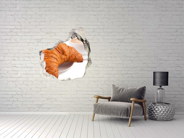 Autocollant mural trou Petit-déjeuner dans un bistro parisien