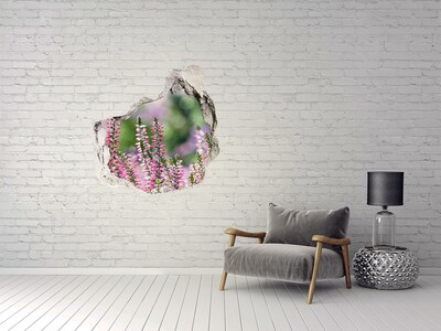 Sticker trou dans le mur Fleurs dans le jardin