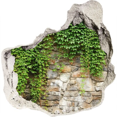 Sticker trou dans le mur Ivy vert grès