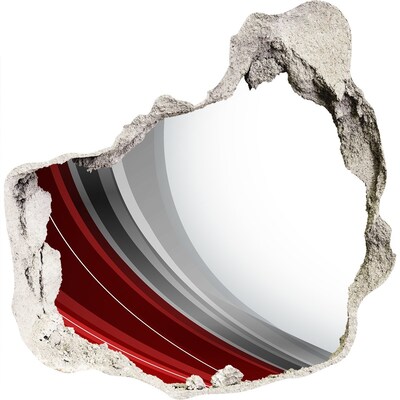 Sticker trou dans le mur Un mur endommagé avec un effet de profondeur