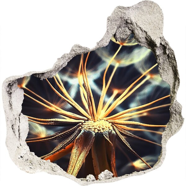 Autocollant mural trou Fleur du feu