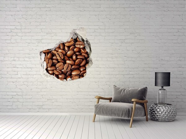 Autocollant mural trou Un café dans un trou dans le mur