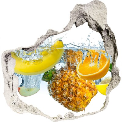 Autocollant à effet 3d trou Fruit sous l'eau grès