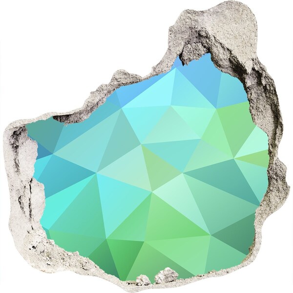 Autocollant mural trou Trou virtuel dans le mur