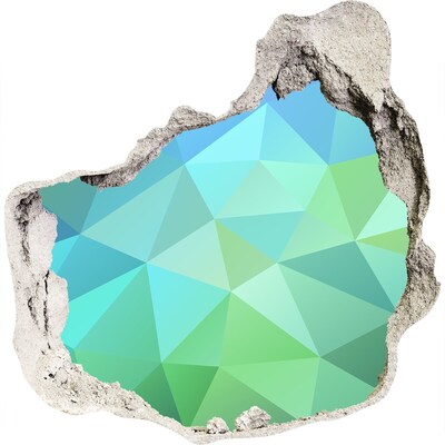 Autocollant mural trou Trou virtuel dans le mur