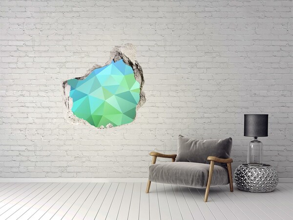 Autocollant mural trou Trou virtuel dans le mur