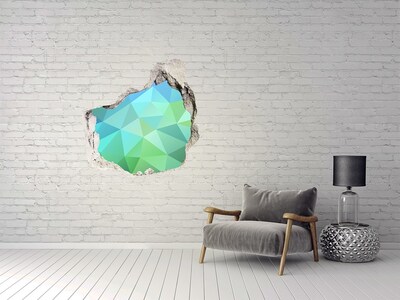 Autocollant mural trou Trou virtuel dans le mur