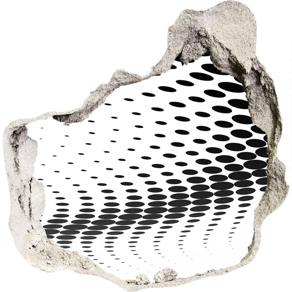 Sticker mural effet trou Espace virtuel dans le trou