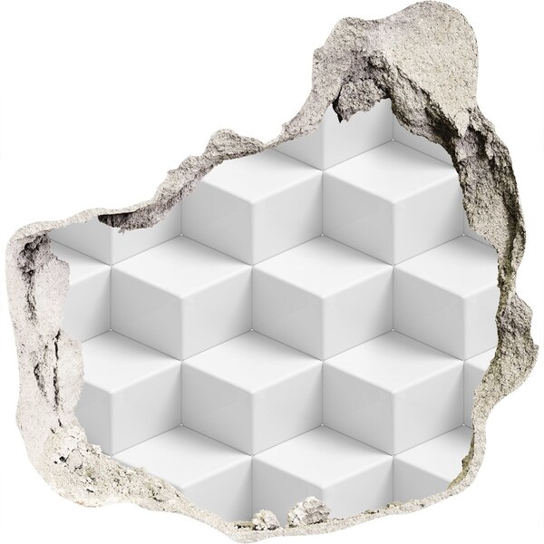 Autocollant mural trou L'illusion de l'espace tridimensionnel