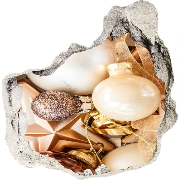 Sticker trou dans le mur Décorations de Noël Hole in the Wall