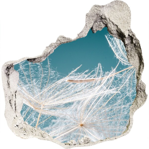 Sticker trou dans le mur Rêves de fleurs derrière le mur