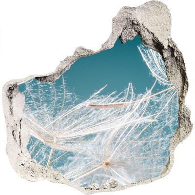 Sticker trou dans le mur Rêves de fleurs derrière le mur