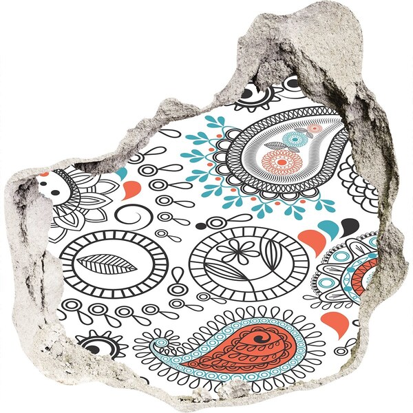 Autocollant à effet 3d trou Motifs de style bohème