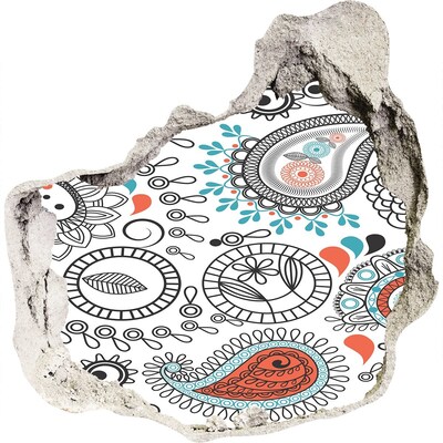 Autocollant à effet 3d trou Motifs de style bohème