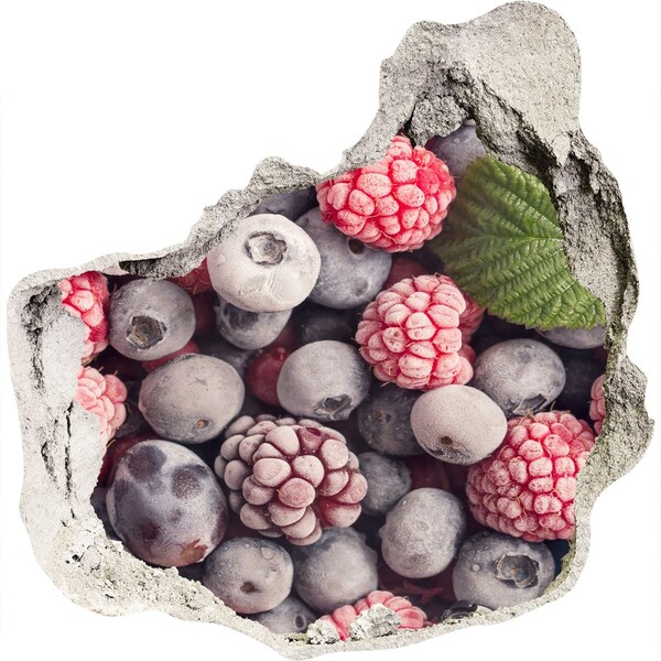 Sticker trou dans le mur Un petit paradis fruité caché dans un mur