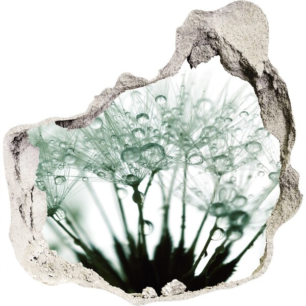 Autocollant mural trou Un rêve floral derrière le mur