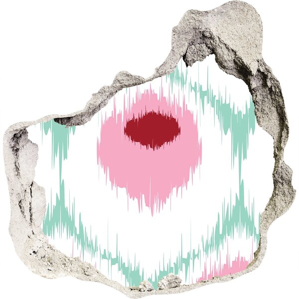 Autocollant à effet 3d trou Illusion sonore dans le béton