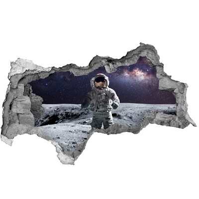 Autocollant mural trou Astronaute sur la Lune