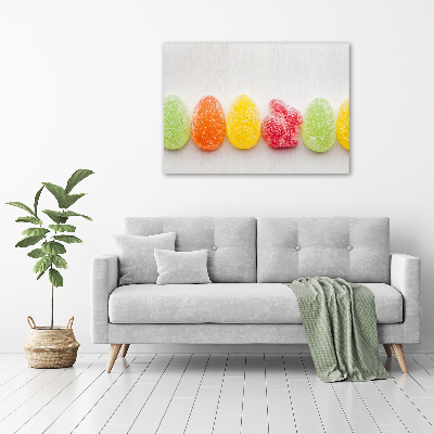 Acrylique tableau Haricots secs colorés