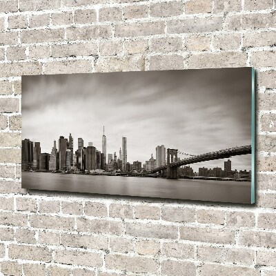 Tableau sur verre acrylique Manhattan New York US