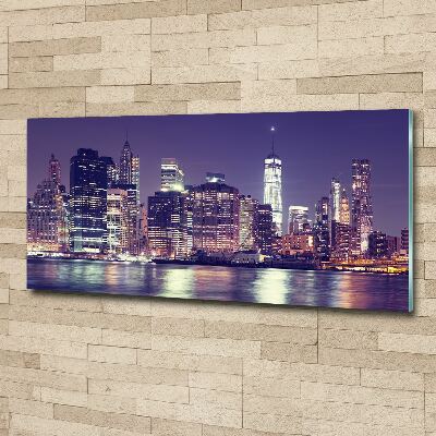 Tableau acrylique New York de nuit