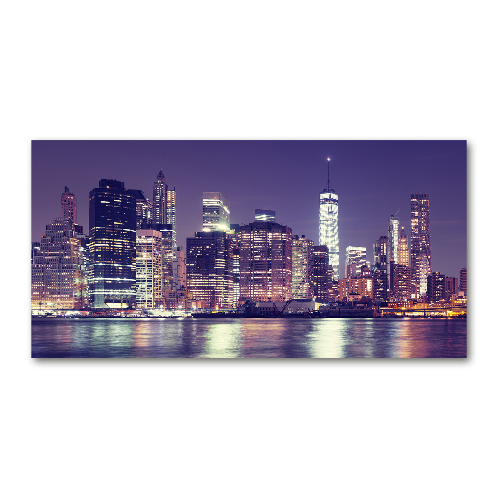 Tableau acrylique New York de nuit