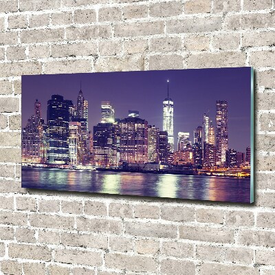 Tableau acrylique New York de nuit