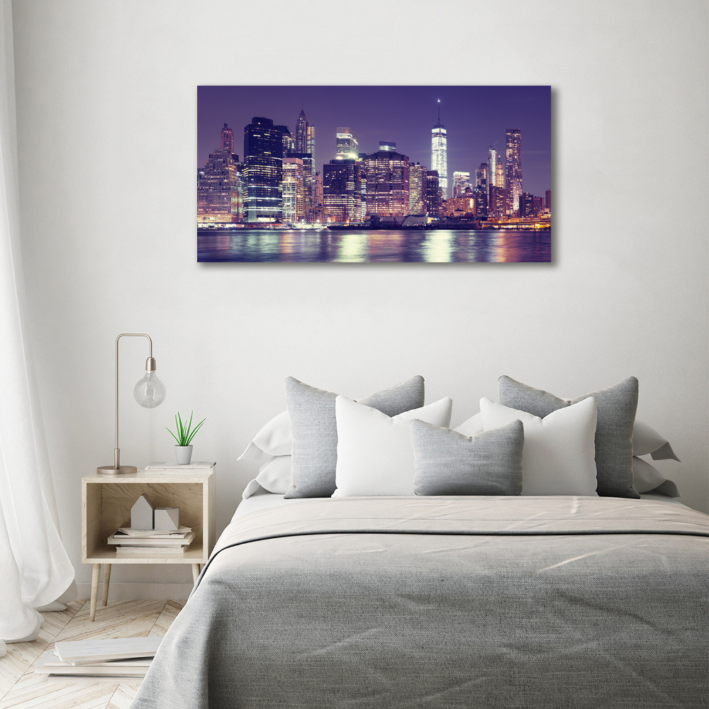 Tableau acrylique New York de nuit