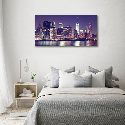 Tableau acrylique New York de nuit