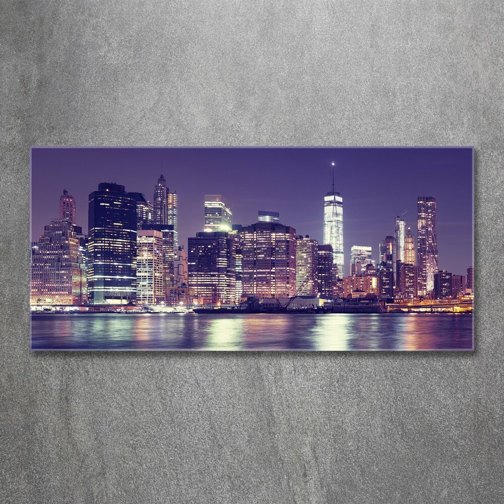 Tableau acrylique New York de nuit