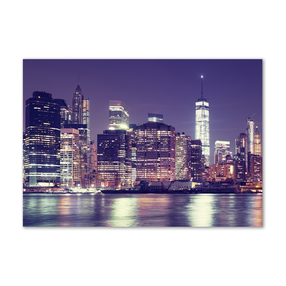 Tableau acrylique New York de nuit