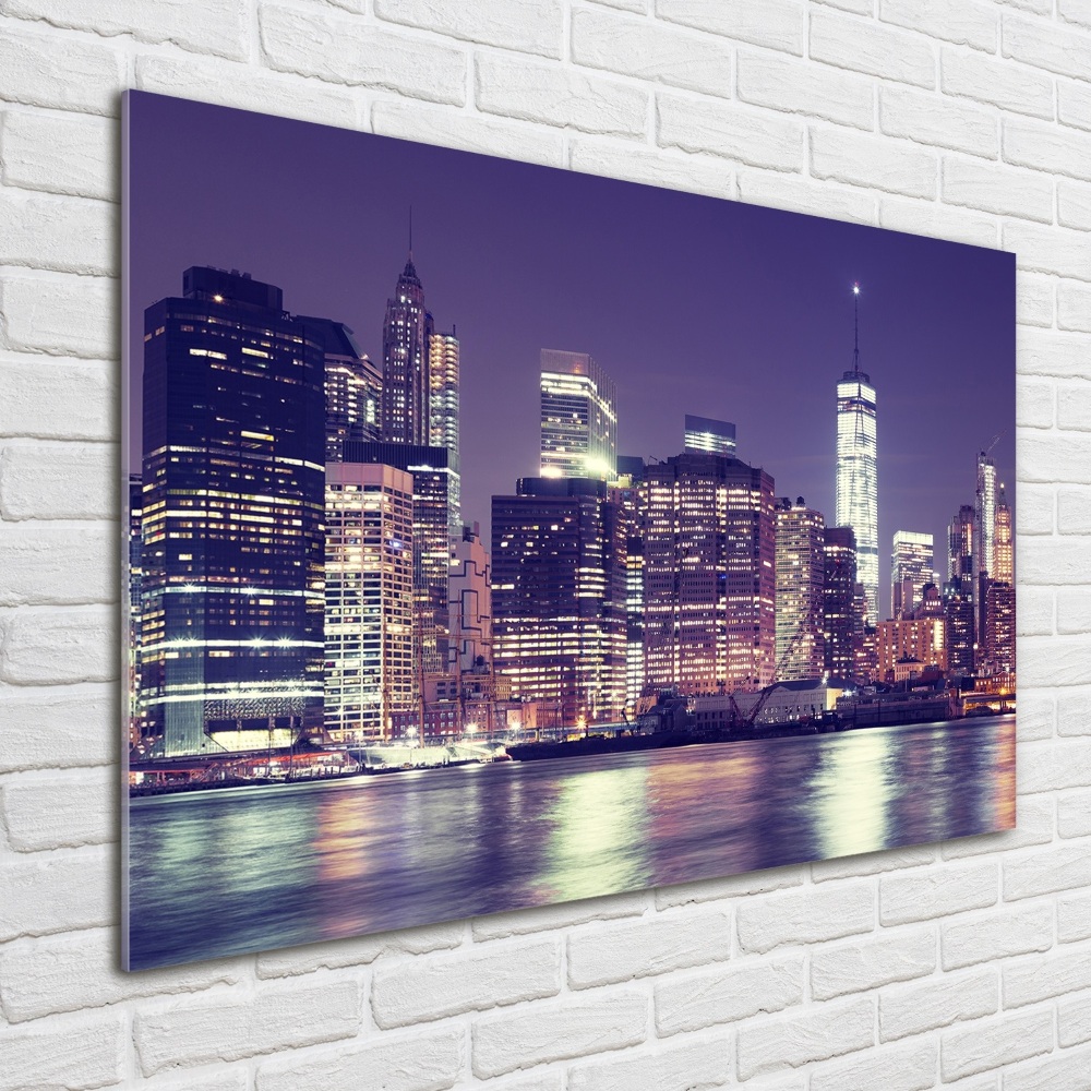 Tableau acrylique New York de nuit